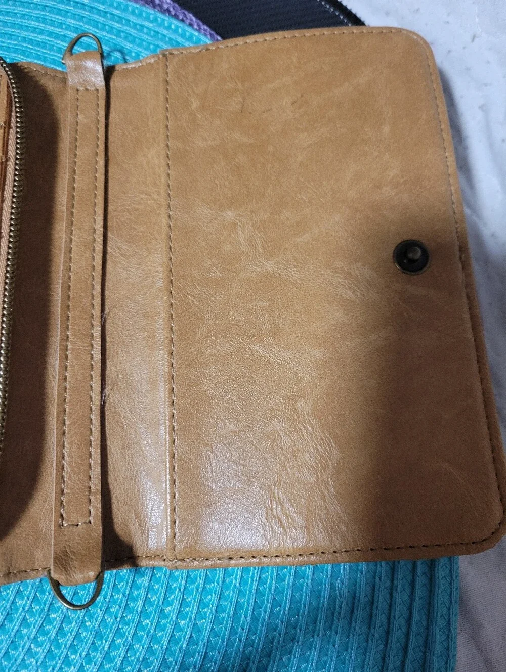 Beige With Design Wallet - Picture 4 of 7